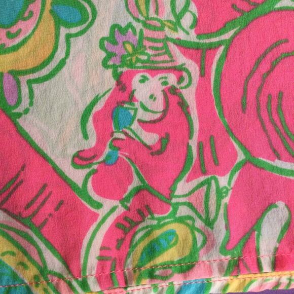 Lilly Pulitzer Elsa Silk Chin Chin Top S - Picture 4 of 5